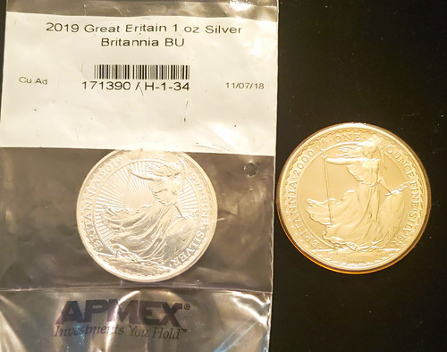 Lot 1oz silver - lot, of