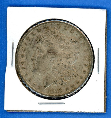 1889 morgan silver - o, dollar