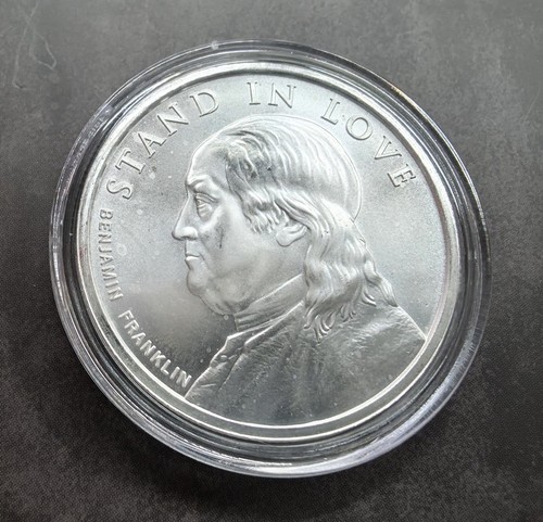 Benjamin franklin 1oz 999 - benjamin,