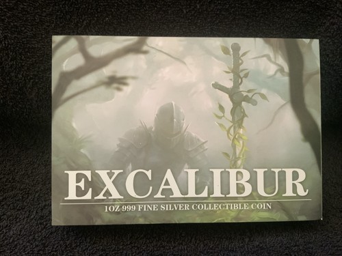 Excalibur 1oz silver sword - sword, 63