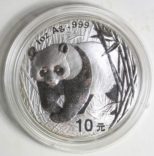 2001 china silver yuan - china,