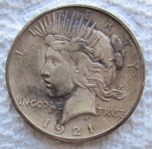 1921 peace silver - 1921, early