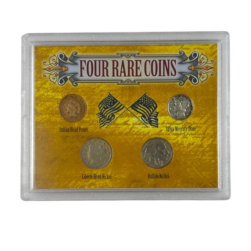 Four rare coins - four, coins: