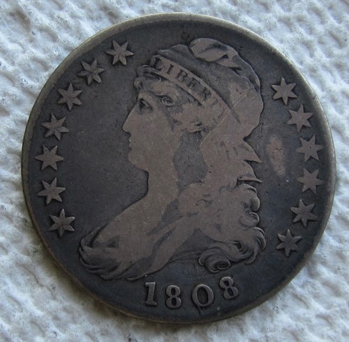 1808 capped bust silver - 1808,