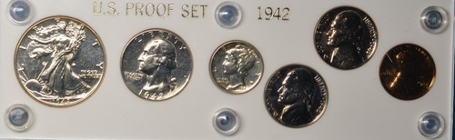 1942 choice proof - set, w/6