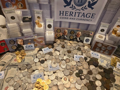 Estate sale old coins - old, gold