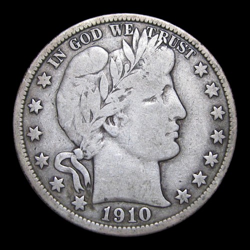 1910 barber half dollar silver - dollar,
