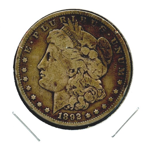 1892 morgan dollar - s,