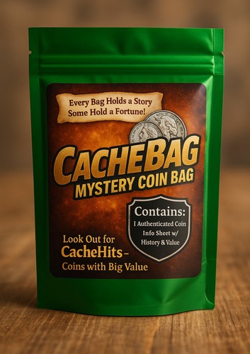 Cachebag mystery slabbed coin - slabbed,
