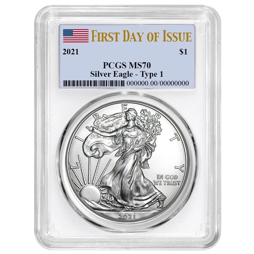 2021 type silver eagle - silver, |