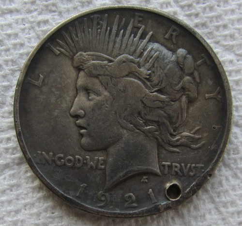 1921 peace silver dollar - peace,