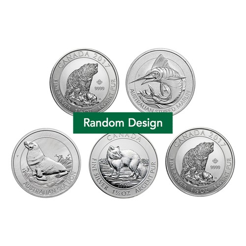 Silver coin random - 1.5, oz