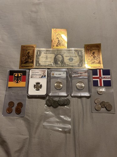 Rare graded coin lot - rare,