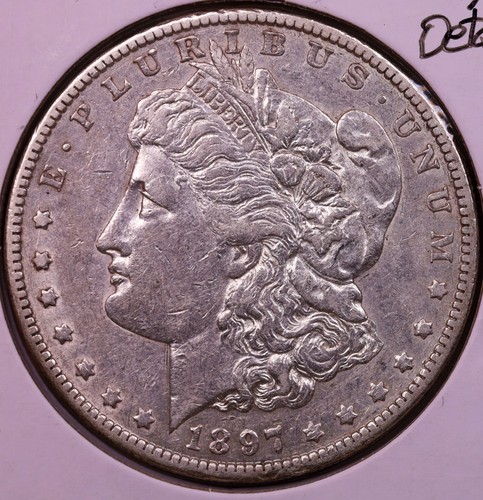 1897 morgan dollar au - dollar, xf/au