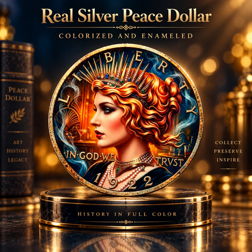 1922 peace silver dollar - peace,