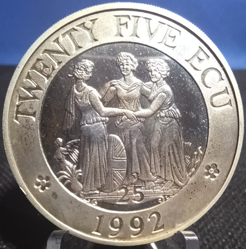 1992 ecu 925 silver - uk, ecu,