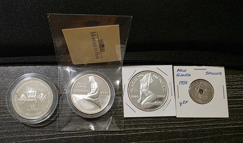 Silver world coin - lot, 2.738
