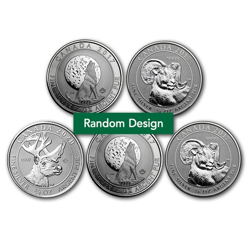Silver coin random - oz,