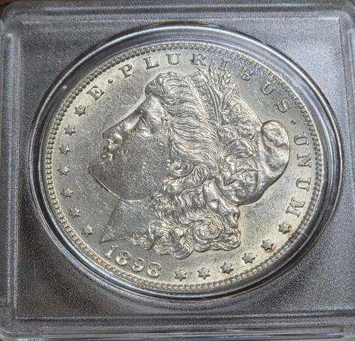 1898 morgan silver - silver, dollar