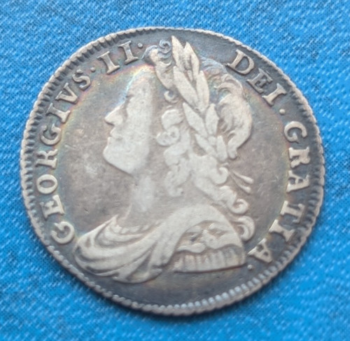 1735 sixpence george rare - 1735, ii