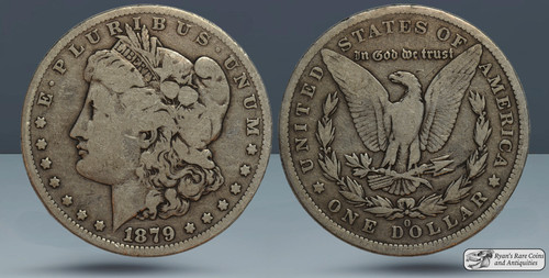 1879 morgan silver dollar - 1879, o