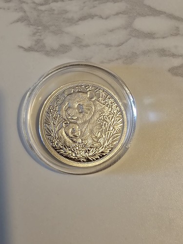 Silver panda bars - panda,