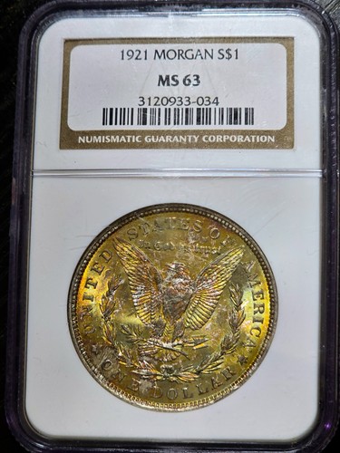 1921 morgan silver - dollar, ngc