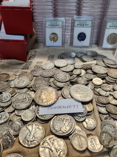 Old estate coin lots - old,