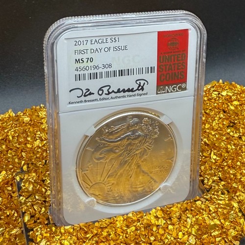 2017 silver eagle fdoi - 2017, $1