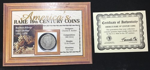 Barber silver half dollar - barber,
