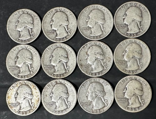 1932 1939 25c - 25c, washington