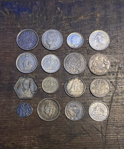 Lot world silver coins bulk - silver,