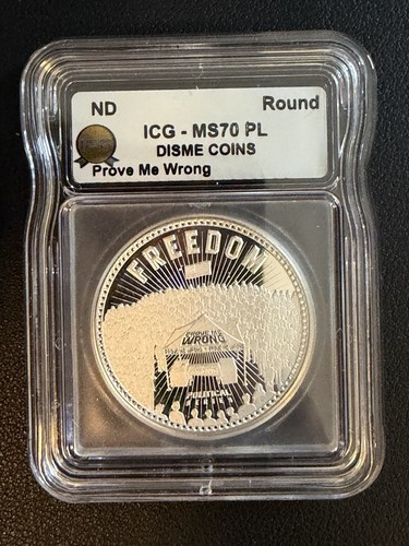 1oz silver round prove - prove, me
