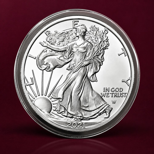 2021 american silver eagle - w,