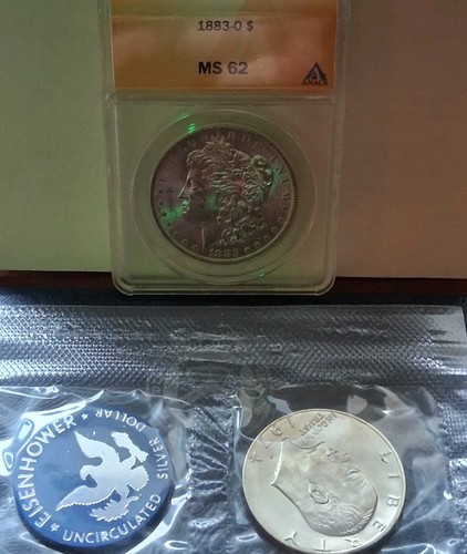 Morgan ike dual coin all - morgan,
