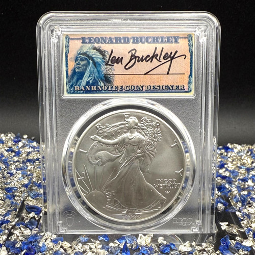 2022 silver eagle fdoi pcgs - $1,