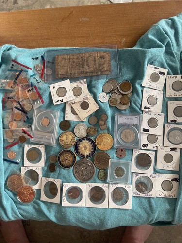 Huge rare coins and tokens - huge,
