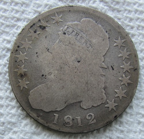 1812 capped bust silver half - capped,
