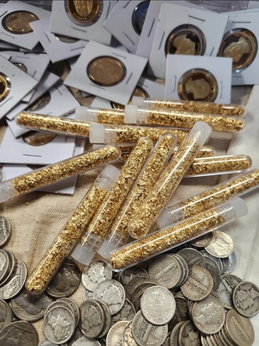 Old estate coin lots - old,
